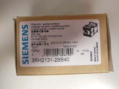 Siemens Sirius Schétz 3RH2131-2BB40 3RH2 131-2BB40