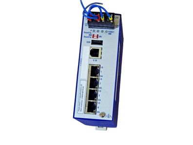 Hirschmann RS20 RS20-0400T1T1SDAPHH05.0.02 Rail Switch Industrie Ethernet used