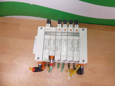 SMC 2x VQ2100R-5 + VVQ2000-P-1-N9 + VQ2200-5 2x VQ2100-5 s. Bilder