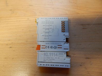 Beckhoff KL1114 I/O Modul 4 Eingänge 24V DC/ 0,2ms