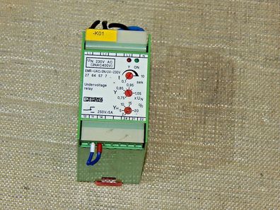 Phoenix Contact ßberwachungsrelais EMR-UAC/3N/UV-230V used
