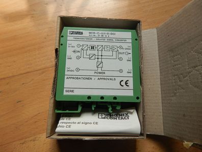 Phoenix Contact MCR-C-U/1-0-DCI 3-Wege Trennverstärker Neu