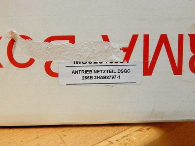 ABB DSQC 266B Einheit 3HAB-8797-1 Servo Power Unit DSQC266B Unbenutzt