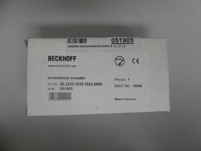 Beckhoff AX2090 051905