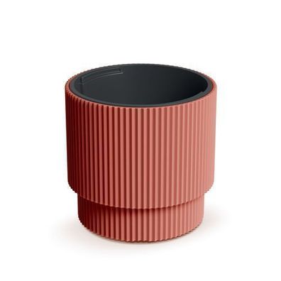Blumentopf mit Einsatz Milly 39,5 x 39,5 x 37,5 cm miedziany Prosperplast