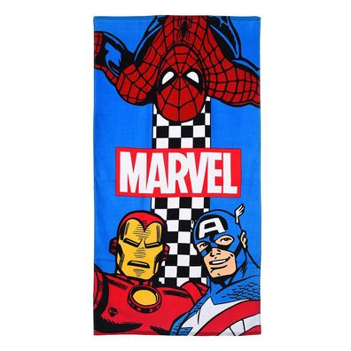 Avengers Badehandtuch Badetuch für Kinder aus Baumwolle - 70 x 140 cm