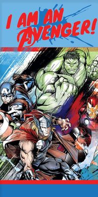 Avengers Drew Badehandtuch Badetuch für Kinder aus Baumwolle - 70 x 140 cm