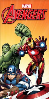 Avengers Fight Badetuch für Kinder aus Baumwolle - 70 x 140 cm