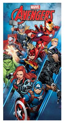 Avengers Heroes , ( ) Badetuch für Kinder aus Polyester - 70 x 137 cm