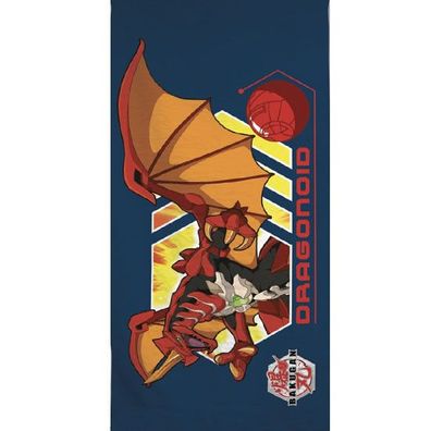 Bakugan , (Fast Dry) Badetuch für Kinder aus Polyester - 70 x 140 cm