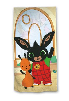 Bing Hoppity Badehandtuch Badetuch für Kinder aus Baumwolle - 70 x 140 cm