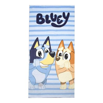 Bluey , ( ) Badetuch für Kinder aus Polyester - 70 x 140 cm