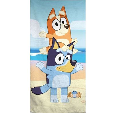Bluey Balance Badehandtuch, ( ) Badetuch für Kinder aus Polyester - 70 x 140 cm