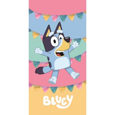 Bluey Parade Badetuch für Kinder aus Baumwolle - 70 x 140 cm