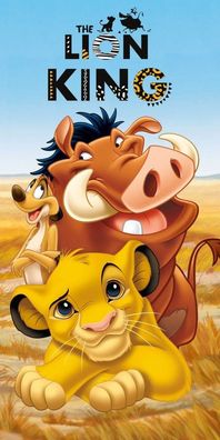 Disney Der König der Löwen Pride Lands Trio Badetuch für Kinder aus Baumwolle