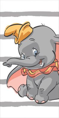 Disney Dumbo , Stripe 70 * 140cm Badetuch für Kinder aus Baumwolle - 70 x 140 cm