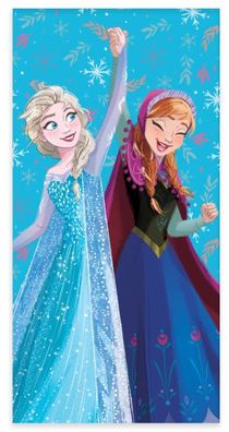 Disney Eiskönigin Cheerfulness Badetuch für Kinder aus Baumwolle - 60 x 120 cm