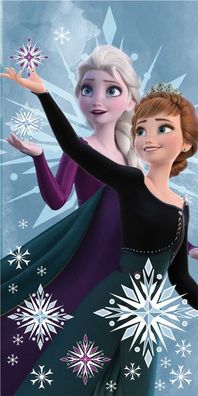 Disney Eiskönigin Snowflake Badetuch für Kinder aus Baumwolle - 70 x 140 cm