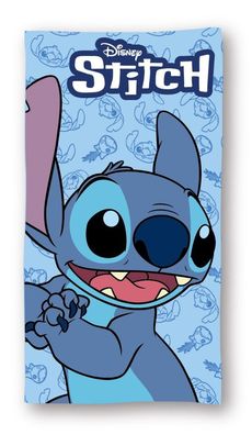 Disney Lilo und Stitch Big Smile Badehandtuch, (Fast Dry) Badetuch für Kinder