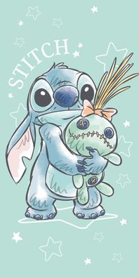Disney Lilo und Stitch Buddies Badetuch für Kinder aus Baumwolle - 70 x 140 cm
