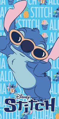 Disney Lilo und Stitch Cool Aloha Badehandtuch, (Fast Dry) Badetuch für Kinder