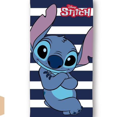 Disney Lilo und Stitch Cool Stripe Badehandtuch, (Fast Dry) Badetuch für Kinder