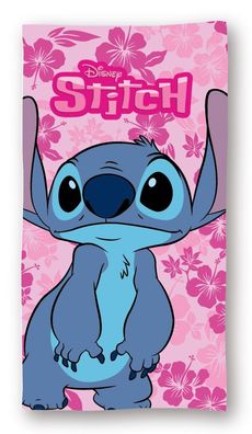 Disney Lilo und Stitch Floral Love , (Fast Dry) Badetuch für Kinder aus