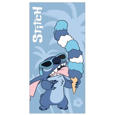 Disney Lilo und Stitch Ice Cream , (Schnell trocknend) Badetuch für Kinder aus