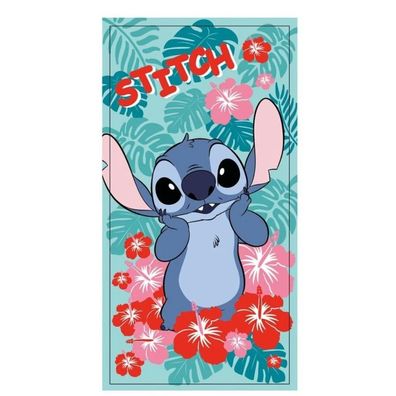 Disney Lilo und Stitch in Bloom , (Fast Dry) Badetuch für Kinder aus Polyester