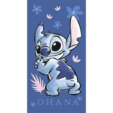 Disney Lilo und Stitch Ohana , (Fast Dry) Badetuch für Kinder aus Polyester