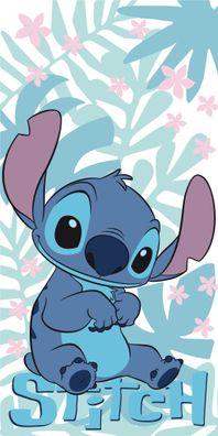 Disney Lilo und Stitch Palm Leaves Badetuch für Kinder aus Baumwolle - 70 x 140