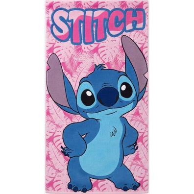 Disney Lilo und Stitch Pink Paradise ( ) Badetuch für Kinder aus Polyester - 70