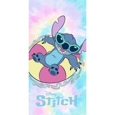 Disney Lilo und Stitch Rainbow Waves Badehandtuch, (Fast Dry) Badetuch für