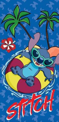 Disney Lilo und Stitch Summer Splash , ( ) Badetuch für Kinder aus Polyester