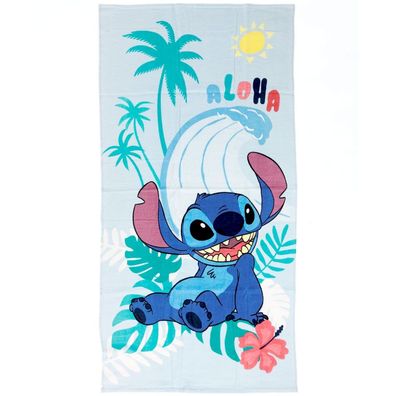 Disney Lilo und Stitch Sun Badetuch für Kinder aus Baumwolle - 70 x 140 cm