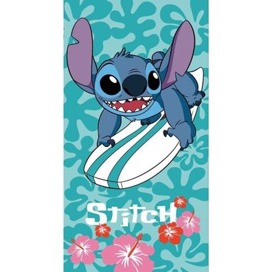 Disney Lilo und Stitch Surfing , (Fast Dry) Badetuch für Kinder aus Polyester