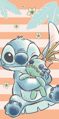 Disney Lilo und Stitch Tropical Hugs Badetuch für Kinder aus Baumwolle - 70 x