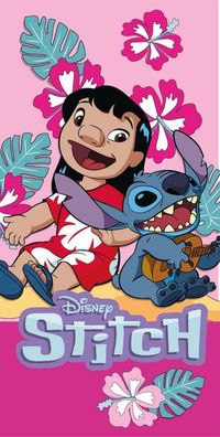 Disney Lilo und Stitch Ukulele Time Badehandtuch, (Fast Dry) Badetuch für