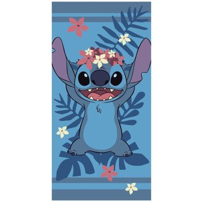 Disney Lilo und Stitch Wreath , ( ) Badetuch für Kinder aus Polyester - 70 x