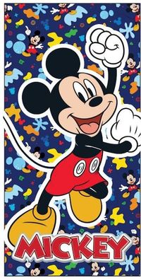 Disney Mickey Color Party Badehandtuch, (Fast Dry) Badetuch für Kinder aus