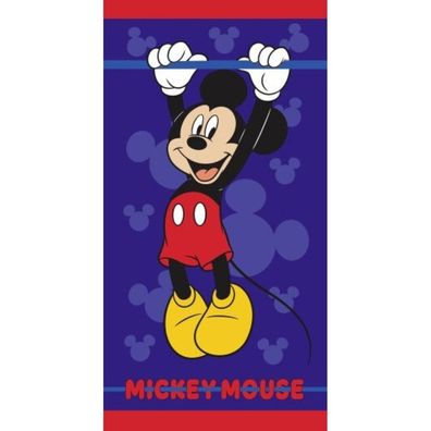 Disney Mickey Force , ( ) Badetuch für Kinder aus Polyester - 70 x 140 cm