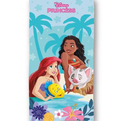 Disney Prinzessin Beachside , (Fast Dry) Badetuch für Kinder aus Polyester - 70
