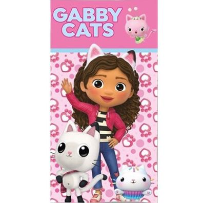 Gabby's Dollhouse Kitty World , (Fast Dry) Badetuch für Kinder aus Polyester