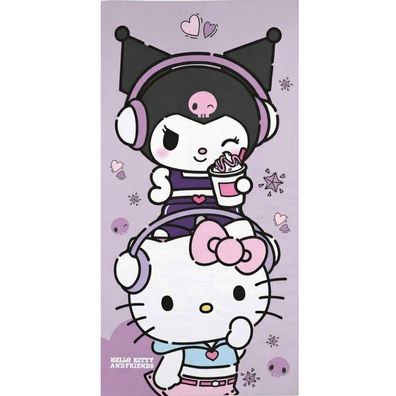 Hello Kitty Best Friend Badehandtuch, ( ) Badetuch für Kinder aus Polyester