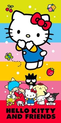 Hello Kitty Cute Friends Strandhandtuch (Fast Dry) Badetuch für Kinder aus