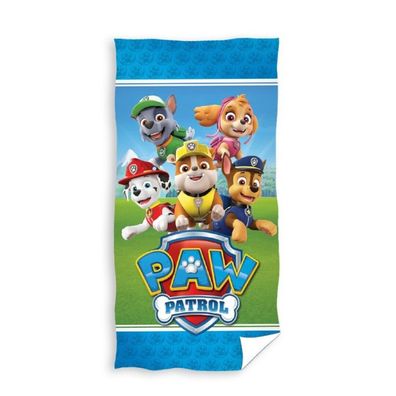 Paw Patrol Action Team Badetuch für Kinder aus Baumwolle - 70 x 140 cm