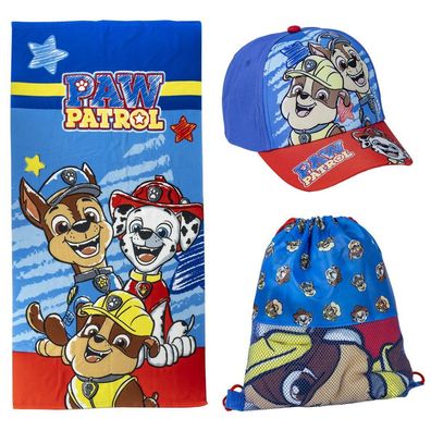 Paw Patrol Buddies -, Sportbeutel- und Baseballcap-Set Badetuch-Set für Kinder