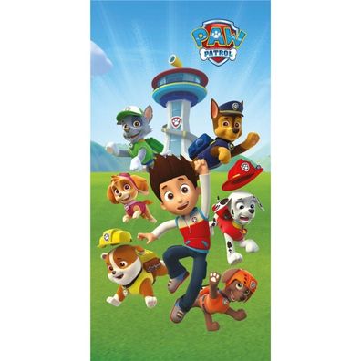 Paw Patrol Go , ( ) Badetuch für Kinder aus Polyester - 70 x 140 cm