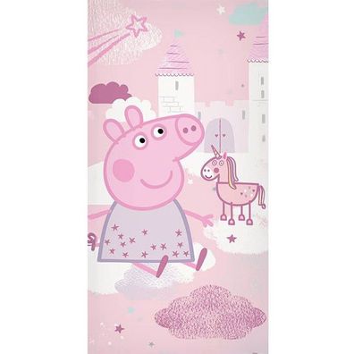 Peppa Wutz Dreamland Badetuch für Kinder aus Baumwolle - 70 x 140 cm