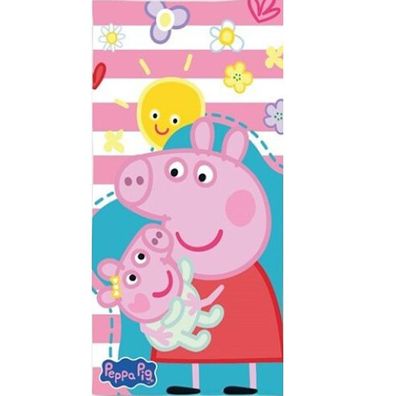 Peppa Wutz Little Love , (Fast Dry) Badetuch für Kinder aus Polyester - 70 x